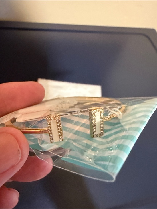 kate spade Accessories - kate spade Gold Crystal-Embellished Bangle